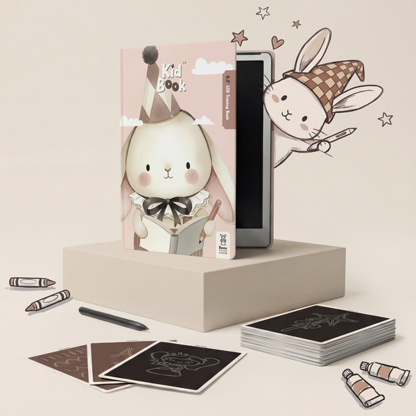 Tablet Graficzny z kartami pracy do rysowania - KidBook - Rabbit